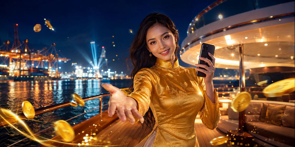 Người phụ nữ Hải Phòng trải nghiệm casino di động trên pm09 với áo dài