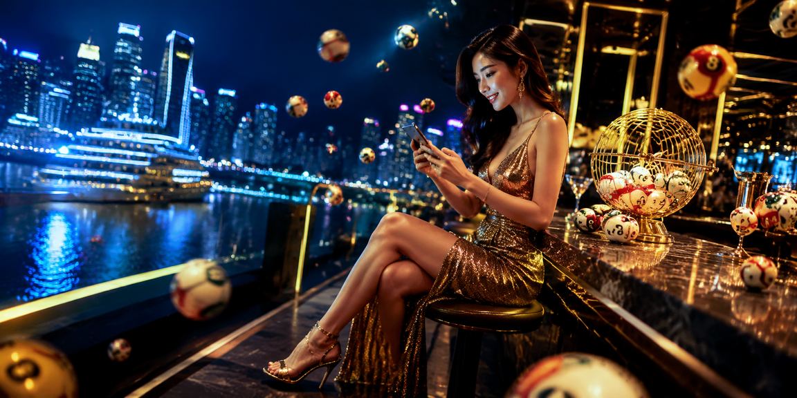 Không khí xổ số và đèn neon về đêm tại Hồ Chí Minh